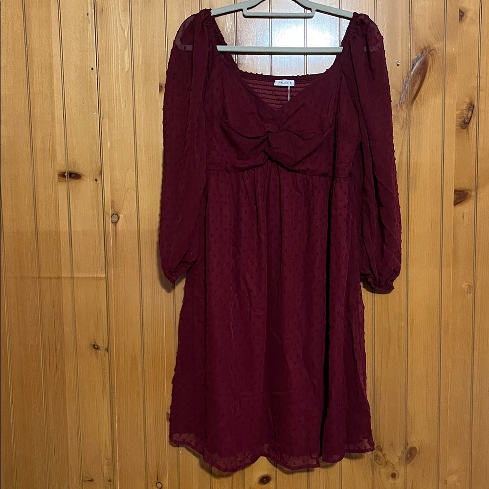 TALISEA Swiss Dot Long Sleeve Dress - Picture 3 of 11